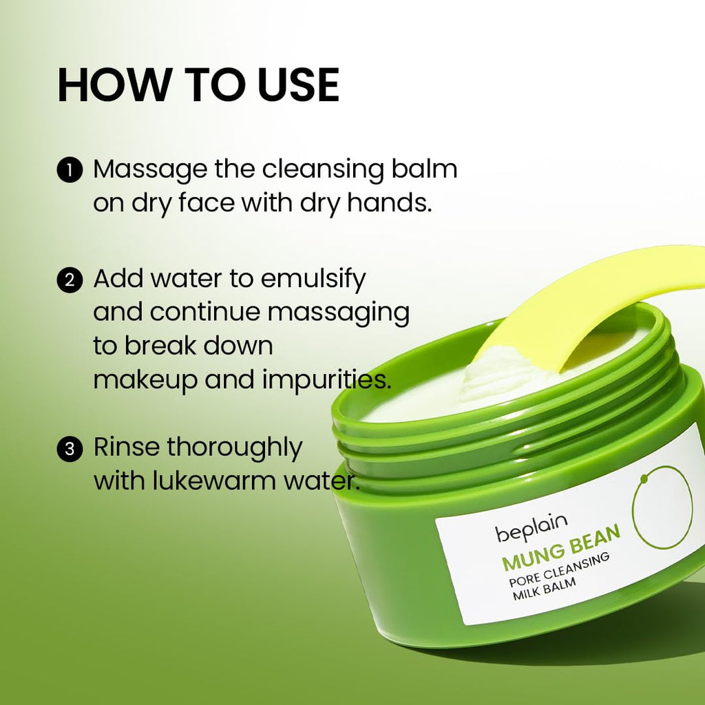 beplain – Mung Bean Pore Cleansing Milk Balm 100ml