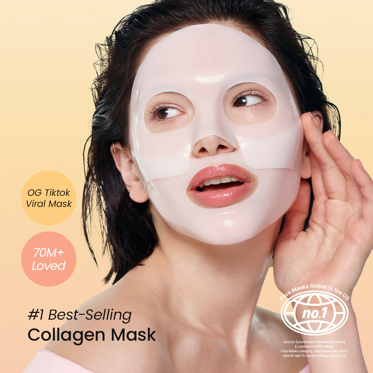 Fördelar med Biodance Bio-Collagen Real Deep Mask: bästsäljande kollagenmask. Köpt 70m+ gånger, viral på tiktok.