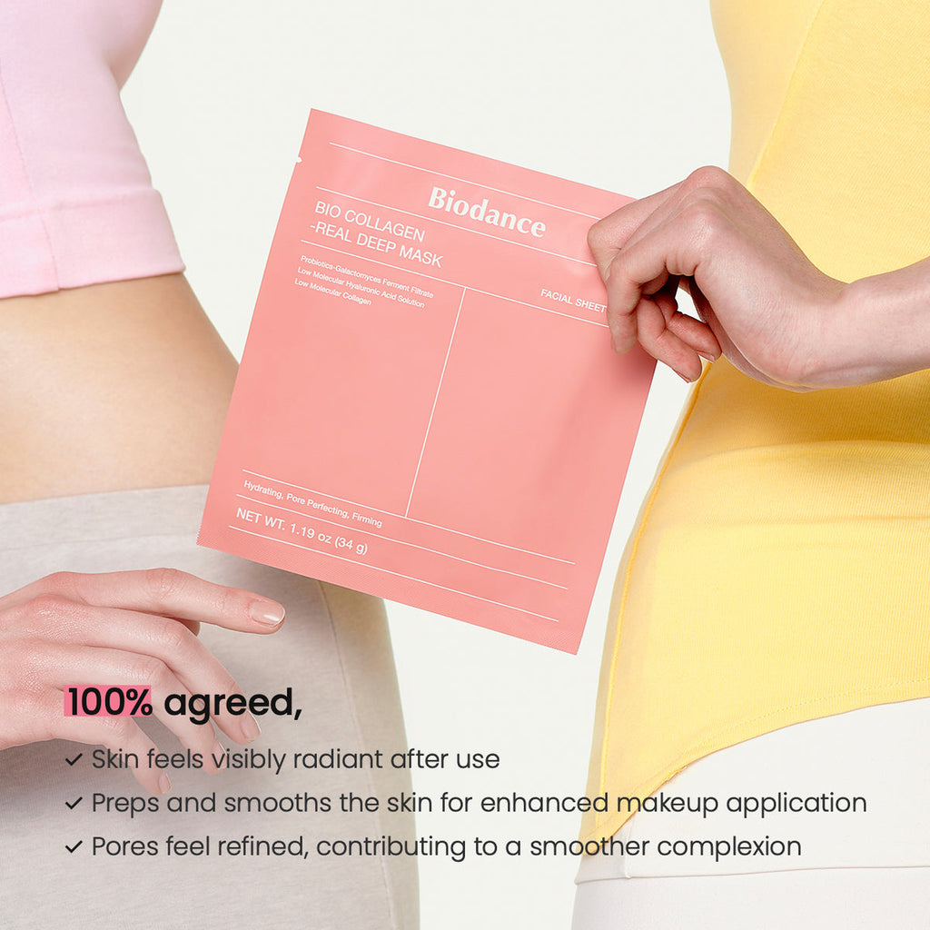 Biodance – Collagen Real Deep Mask 1 Box, 4 sheets x 34g