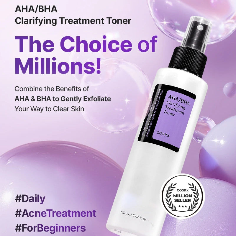 COSRX AHA/BHA Clarifying Treatment Toner, 150ml