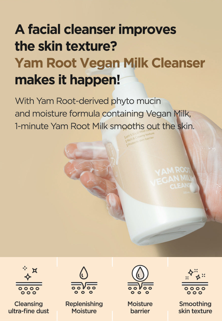 Isntree – Yam Root Vegan Milk Cleanser – 220ml