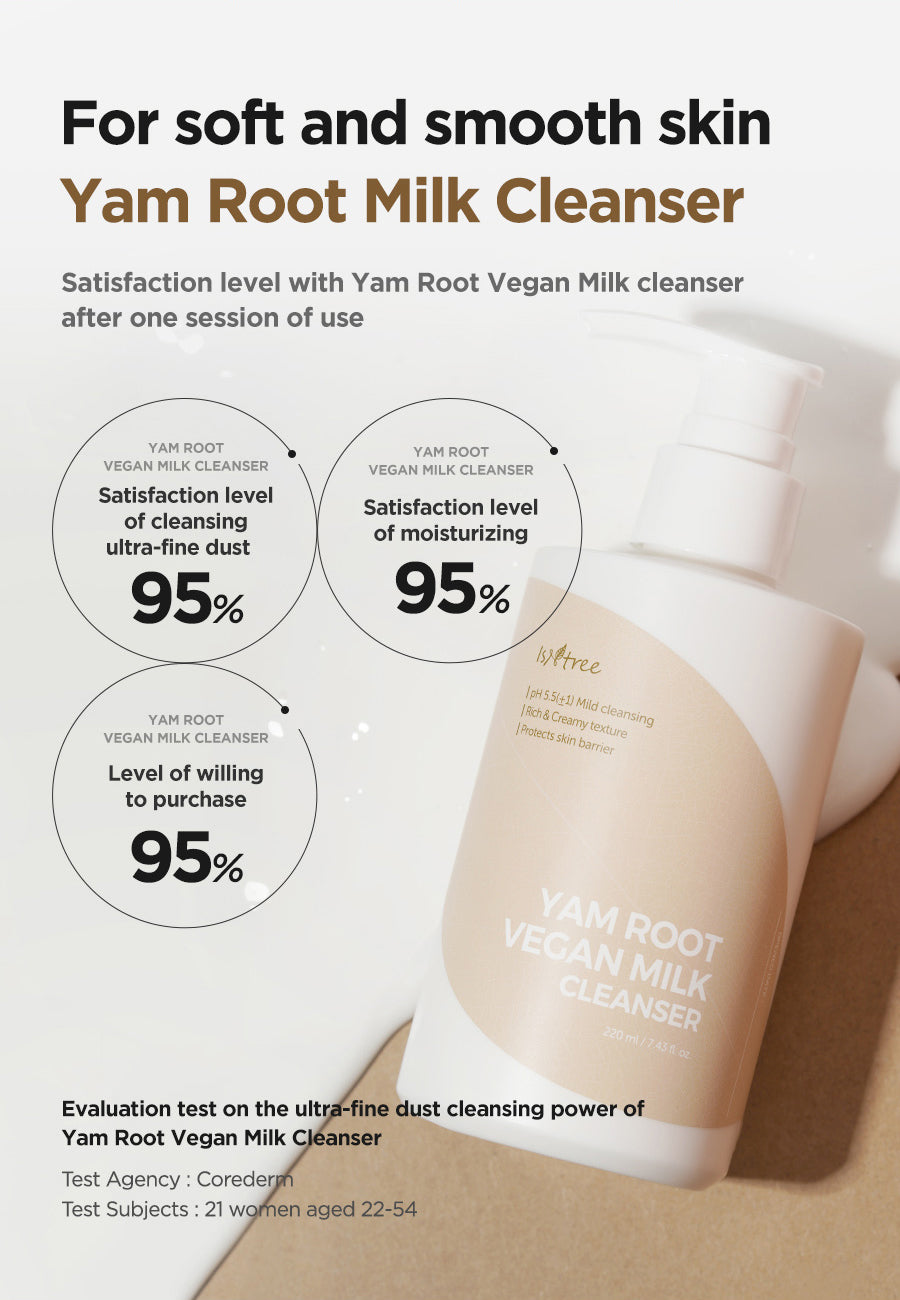 Isntree – Yam Root Vegan Milk Cleanser – 220ml