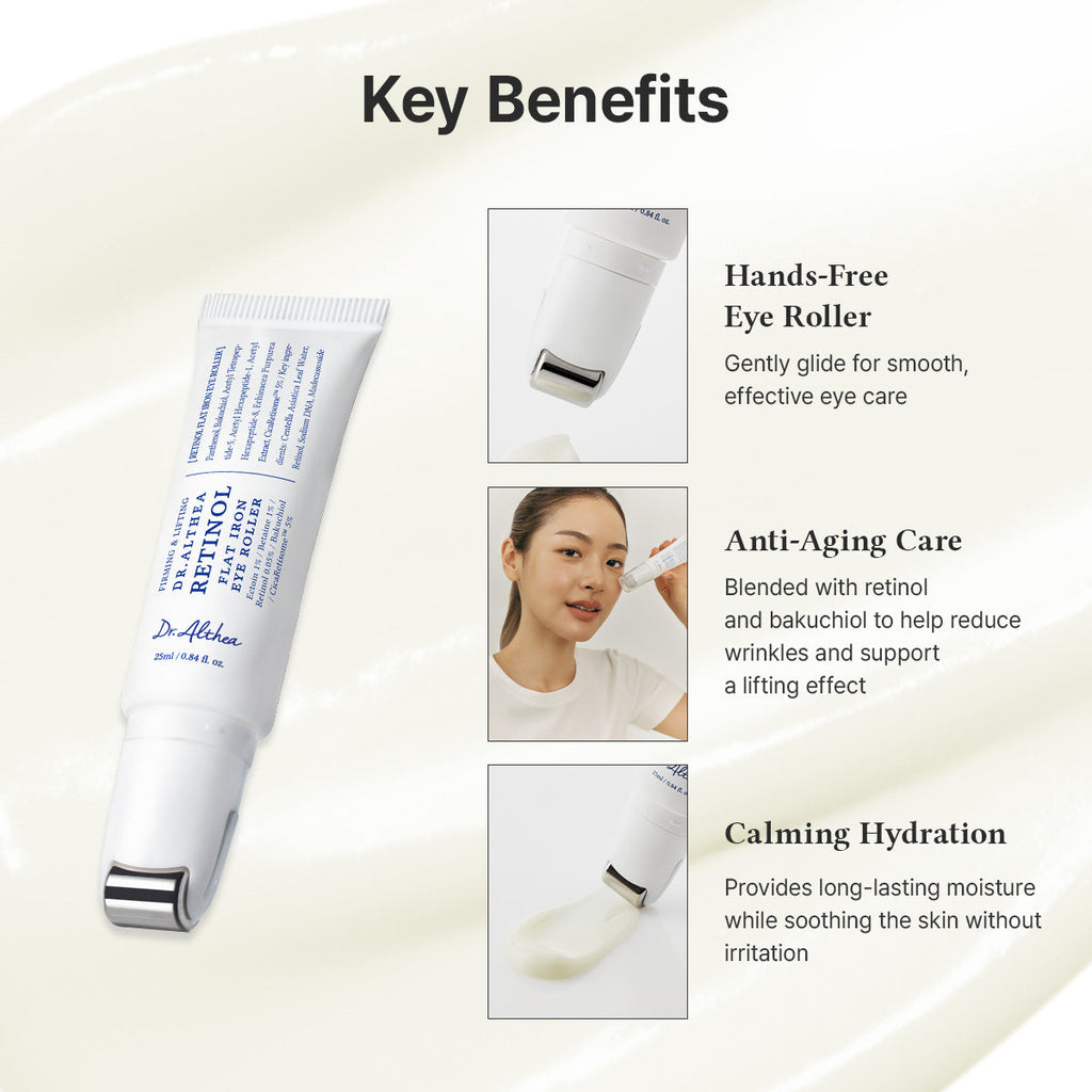 Dr. Althea Retinol Flat Iron Eye Roller, 25ml