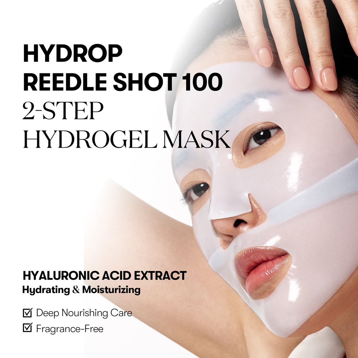VT Cosmetics Hydrop Reedle Shot 100hL 2 Step Mask, 1 sheet, 34.5g